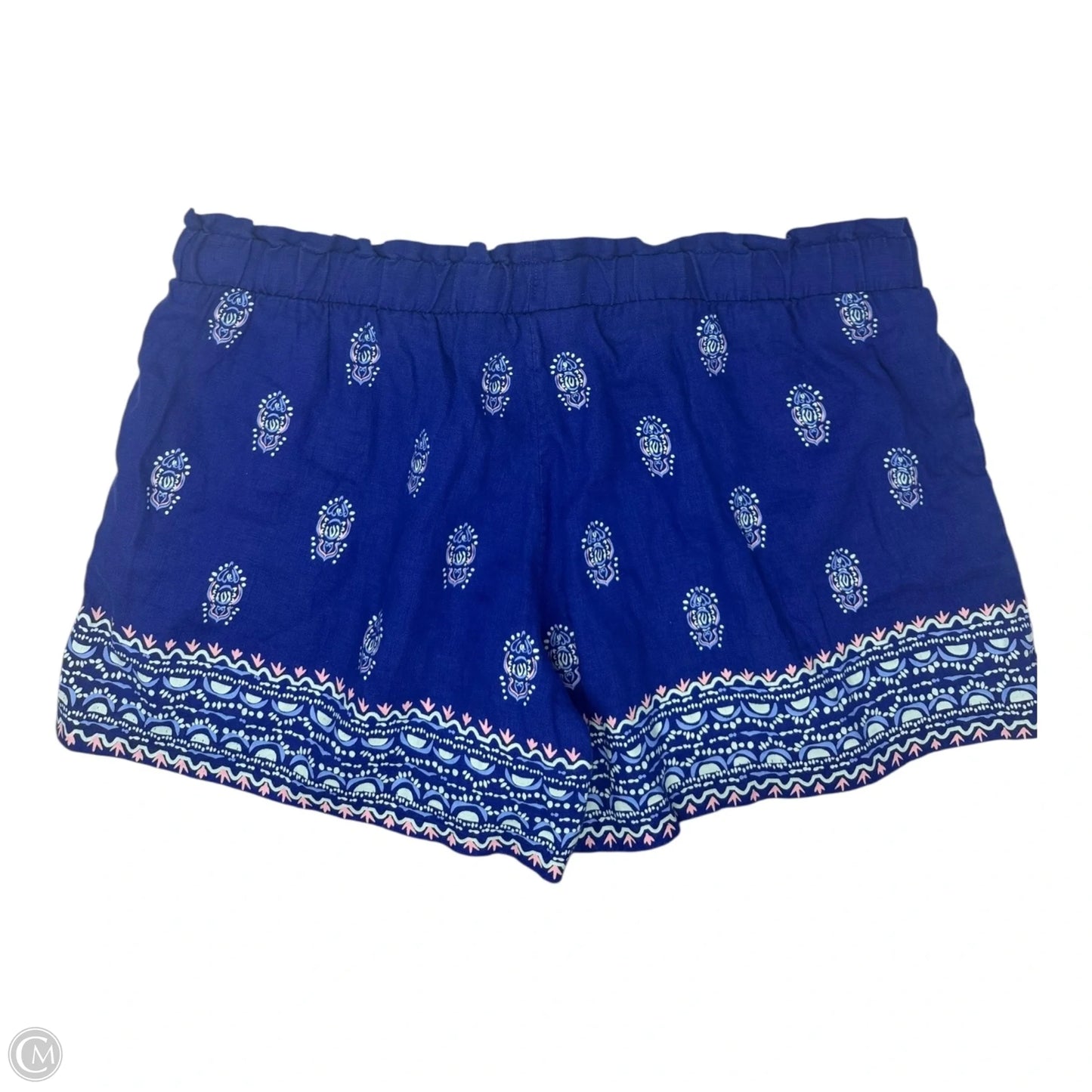Printed Linen Shorts Designer By Lilly Pulitzer In Multi-colored, Size: Xl