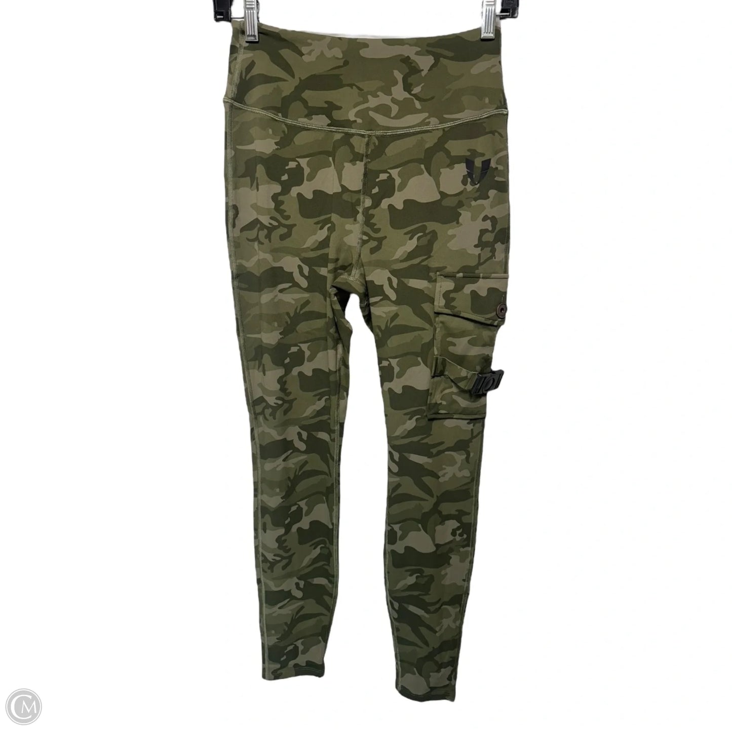 Athletic Leggings By firm abs In Camouflage Print, Size: L
