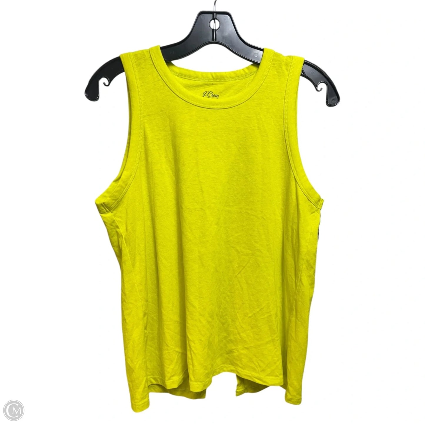Split Back Athletic Tank Top By J. Crew In Yellow, Size: M