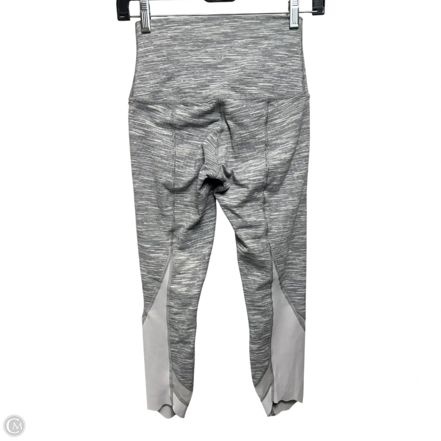 Wunder Under Crop II (Special Edition) Scallop By Lululemon In Wee Are From Space Silver Spoon / Silver Spoon, Size: S