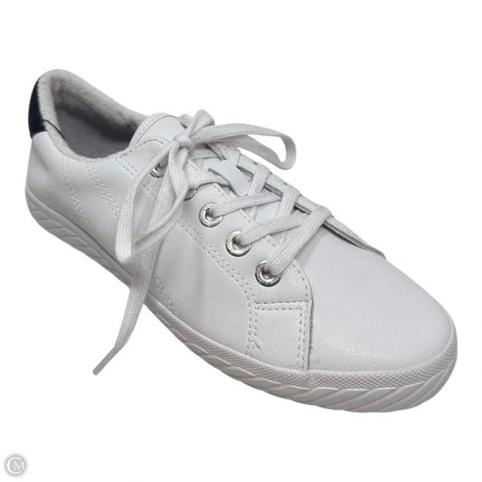 Leather Shoes Sneakers By Tommy Bahama In White, Size: 8
