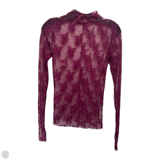 Lady Luxe Layering Top By Free People In Maroon, Size: S