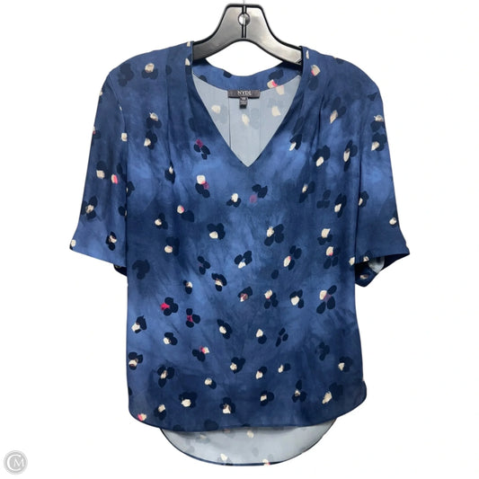 Top Short Sleeve By Not Your Daughters Jeans In Blue, Size: Xs