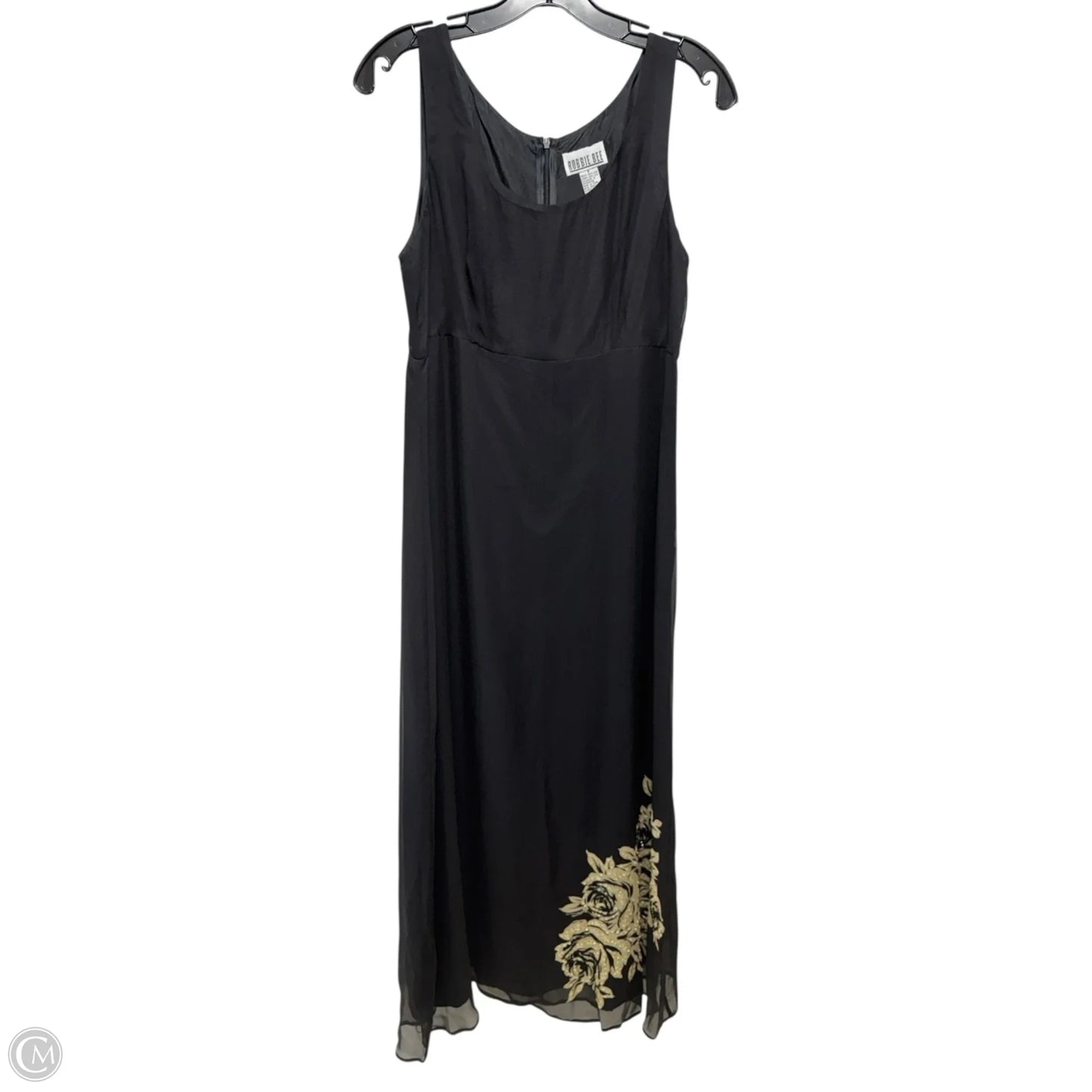 Silk Dress Set 2pc By Robbie Bee In Black, Size: 8