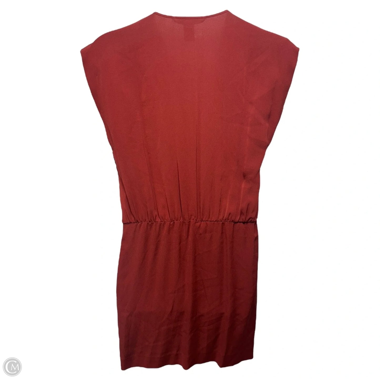 Reara Silk Dress Designer By Diane Von Furstenberg In Chili, Size: 10