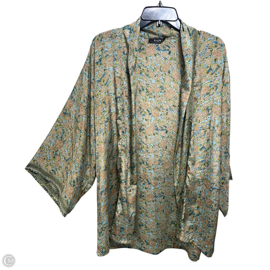 Silk Blend Kimono By Wauw In Multi-colored