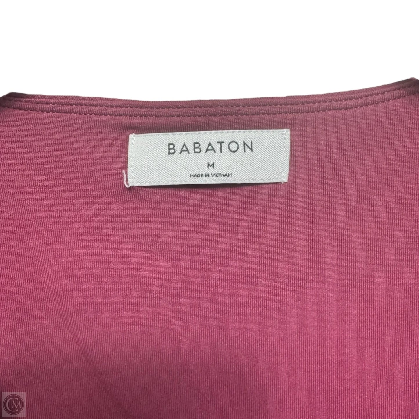 Top Long Sleeve By Babaton In Maroon, Size: M