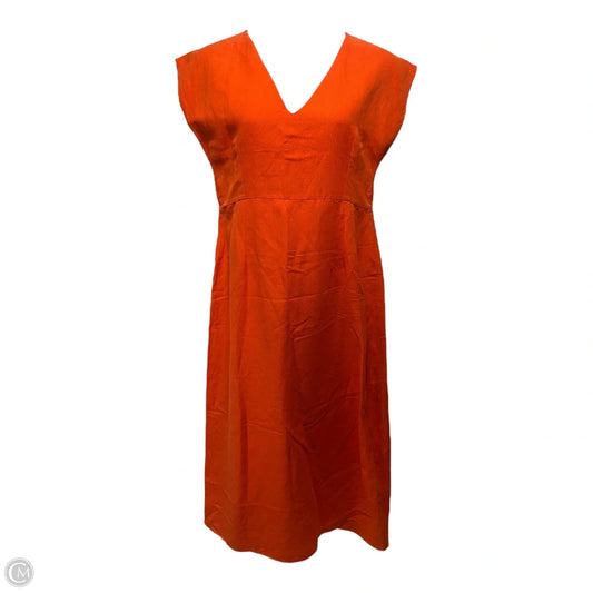 Audrey Midi Dress By Anna Cate In Hot Orange, Size: L