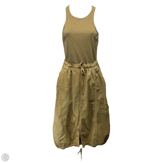 Be Bold Racerback Twofer Dress By Daily Practice By Anthropologie In Beige, Size: S