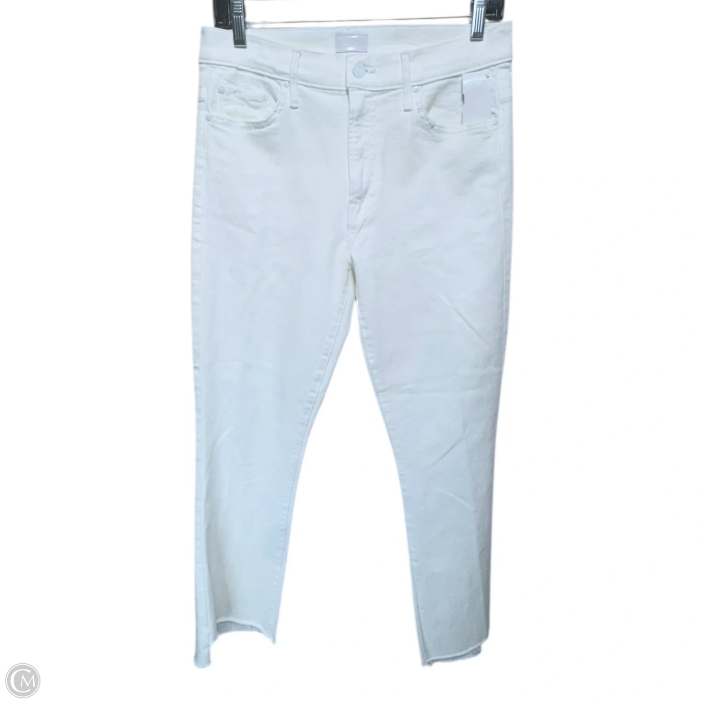 The Insider Crop Steep Fray Jeans By Mother In Fairest Of Them All, Size: 8/29