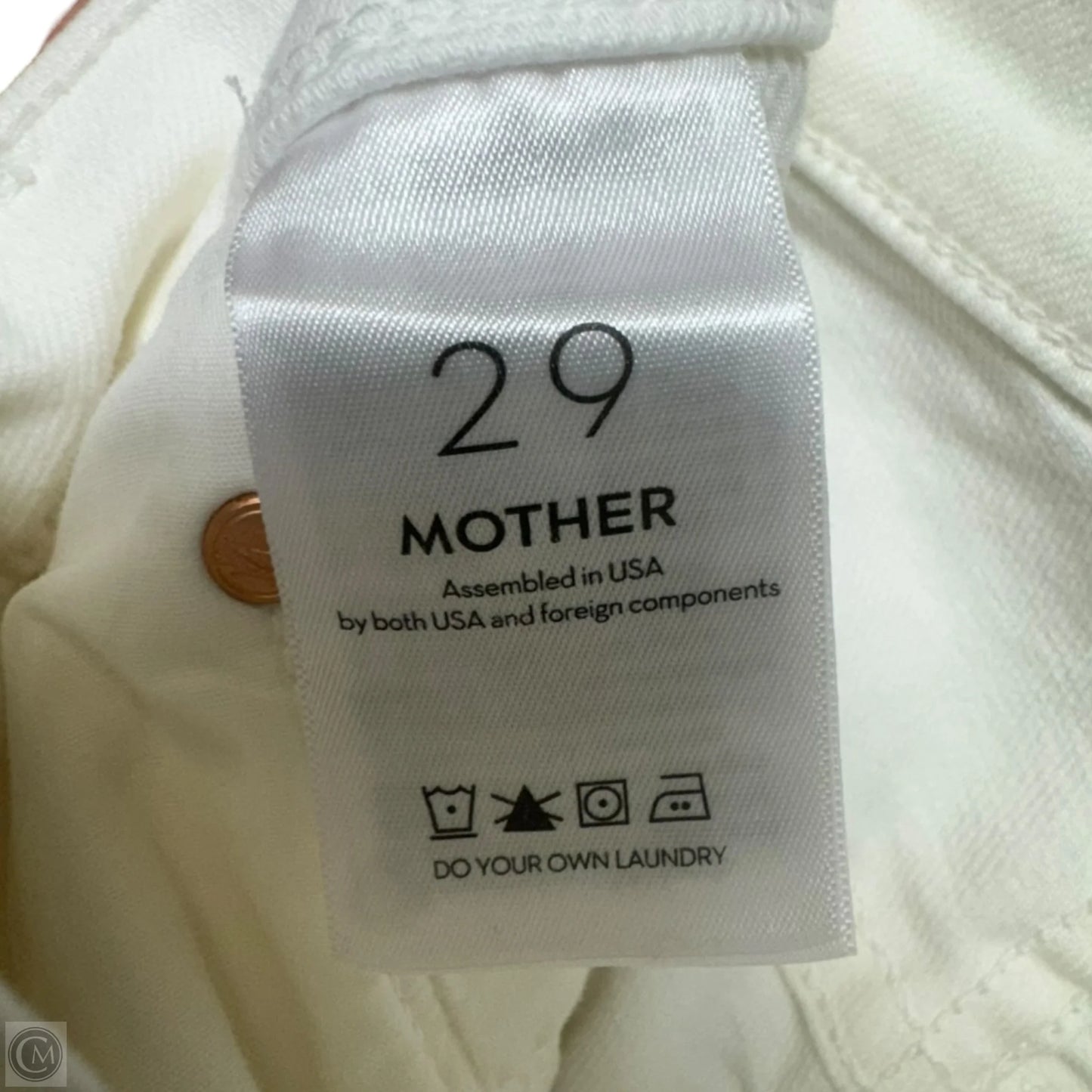 The Insider Crop Steep Fray Jeans By Mother In Fairest Of Them All, Size: 8/29