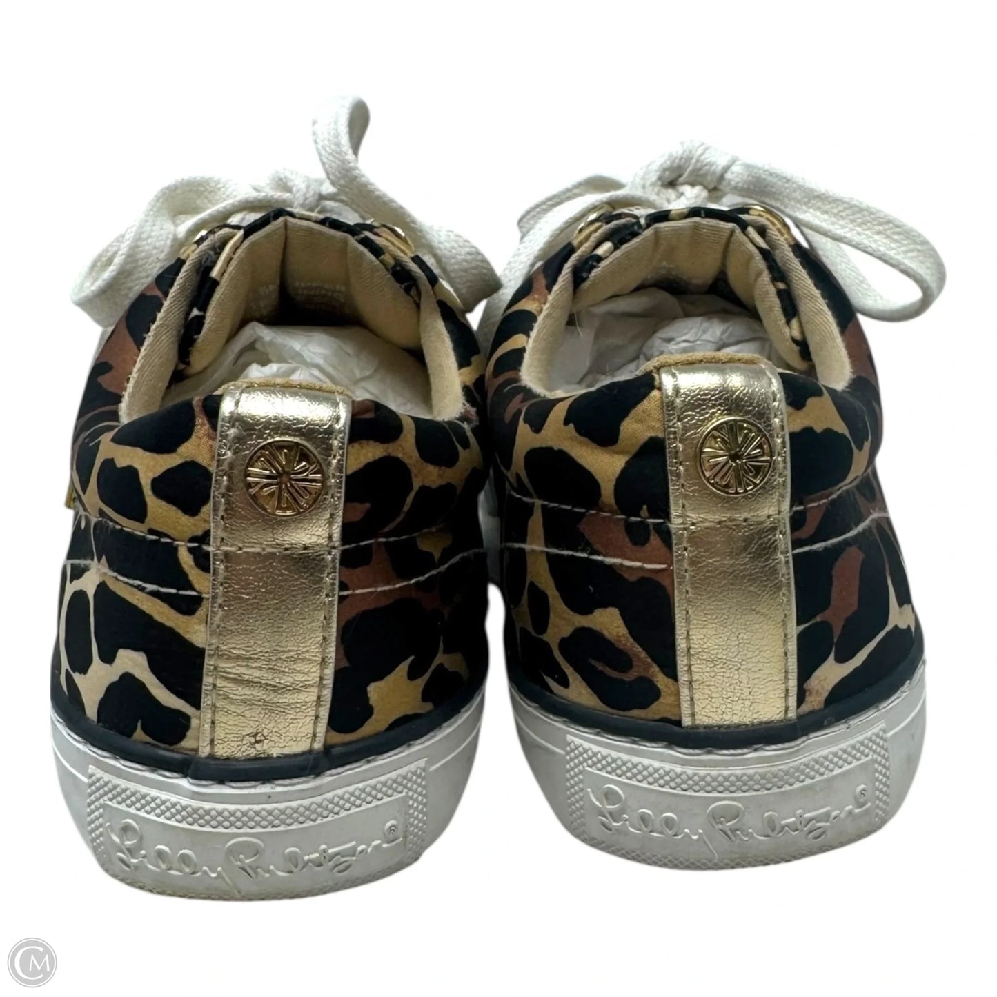 Lux Hallie Sneaker Designer By Lilly Pulitzer In Leopard Print, Size: 7.5