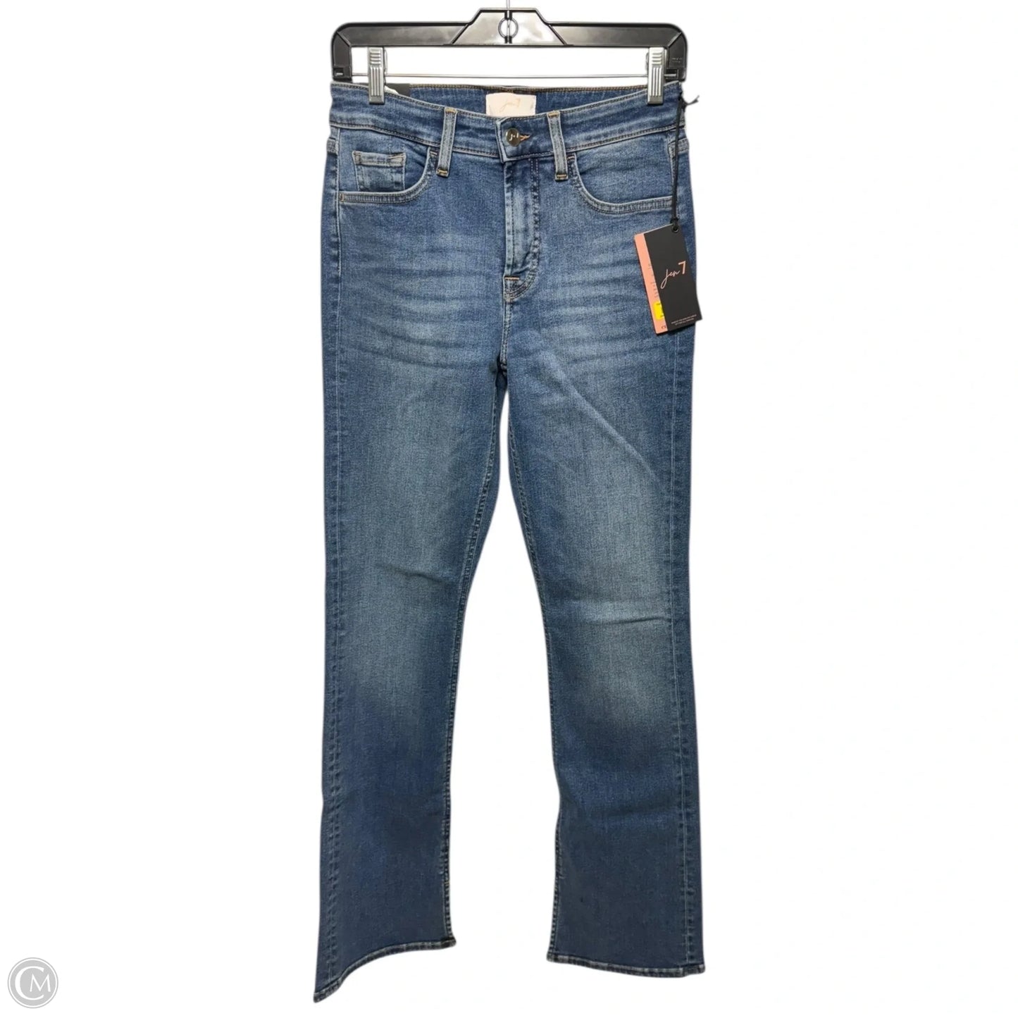 Jeans Boot Cut By Jen7 In Blue Denim, Size: 4