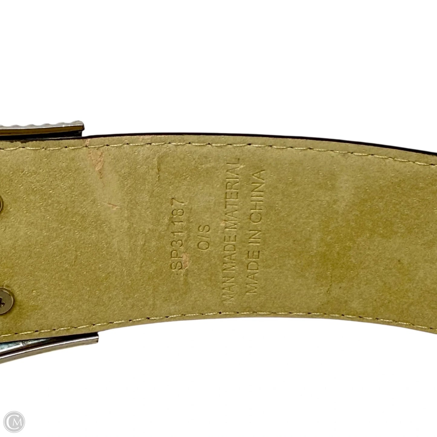 Wide Adjustable Faux Leather Belt