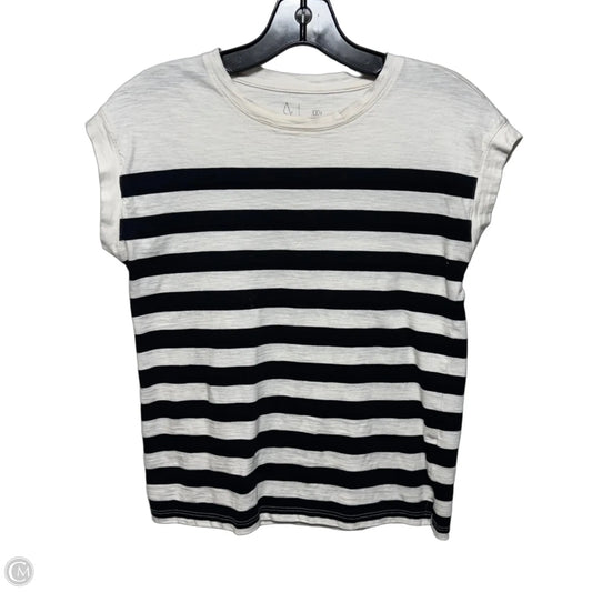 Top Short Sleeve By Joie In Striped Pattern, Size: Xs