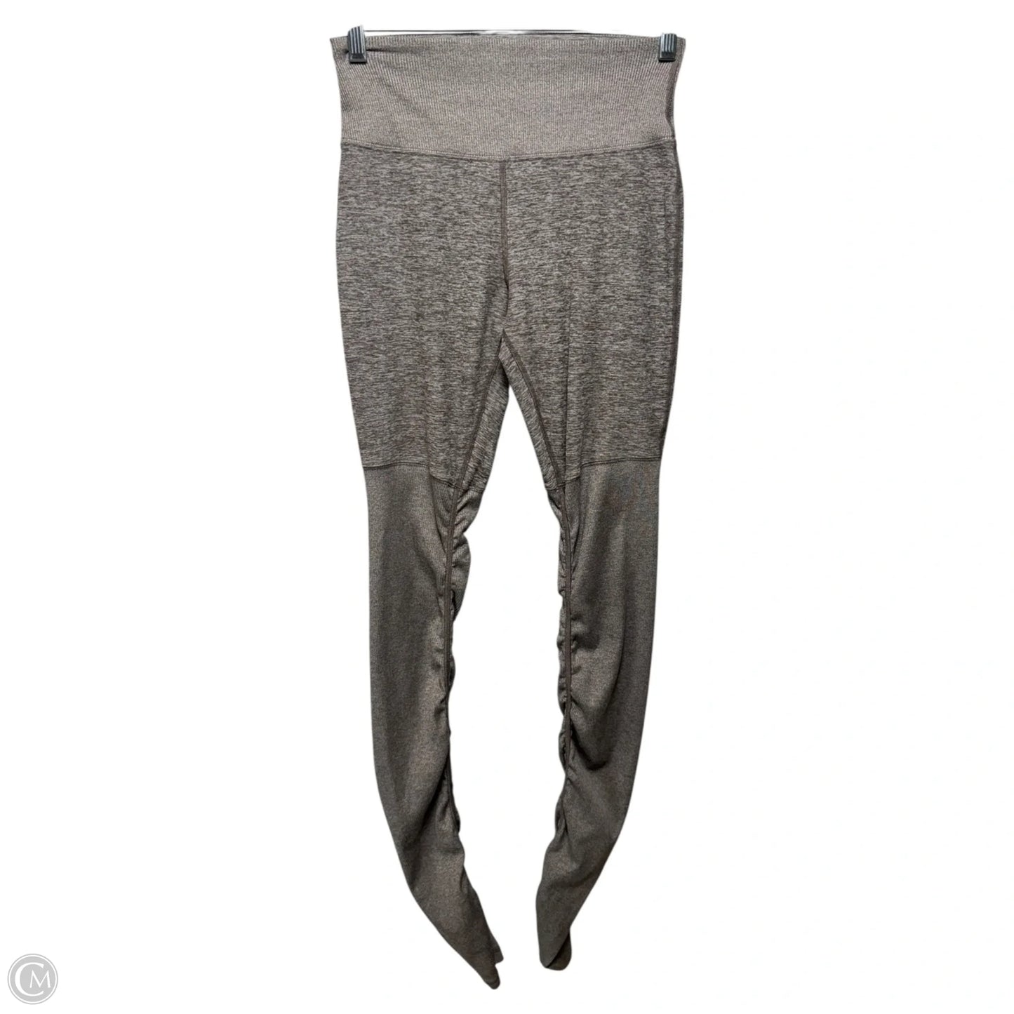 Athletic Leggings By Alo In Taupe, Size: S