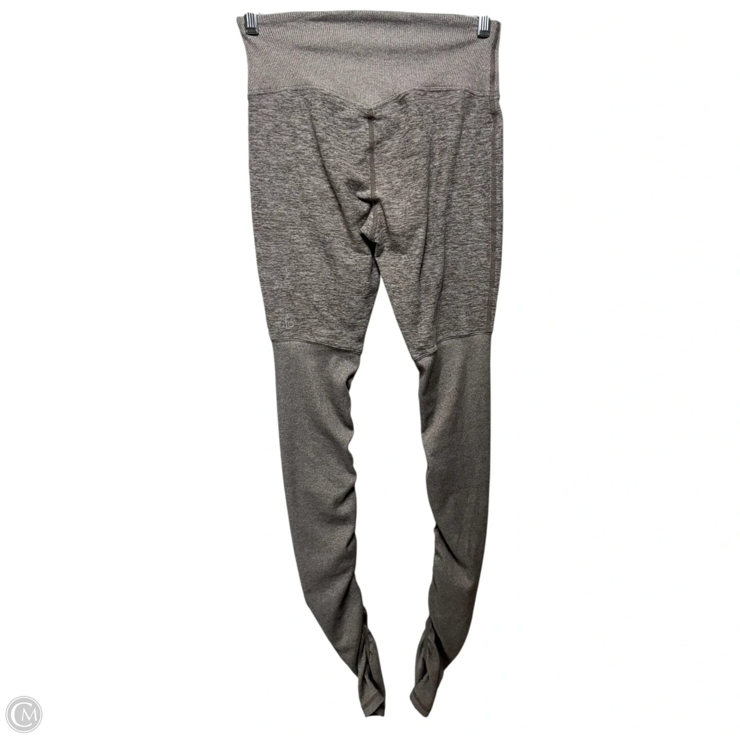 Athletic Leggings By Alo In Taupe, Size: S