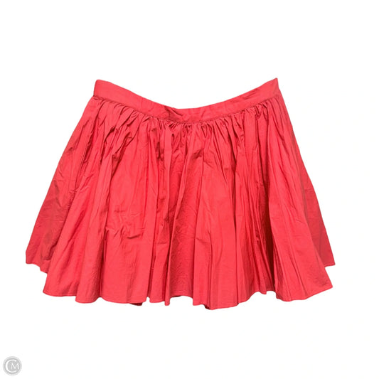 Gaia Poplin Cotton Mini Skirt By Free People In Bella Rosa, Size: S