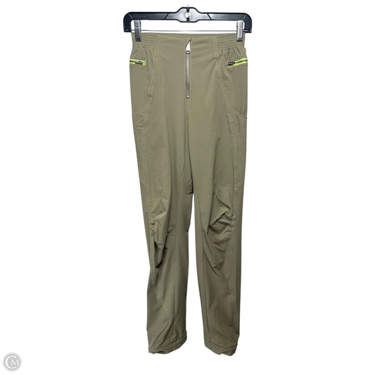 Zip Front Cinch Hem Athletic Pants By Free People In Grey, Size: XS