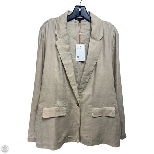 100% European Linen Blazer By Quince In Cream, Size: L
