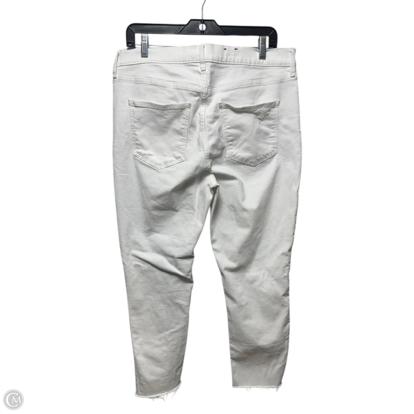 Jeans Skinny By Gap In White, Size: 16