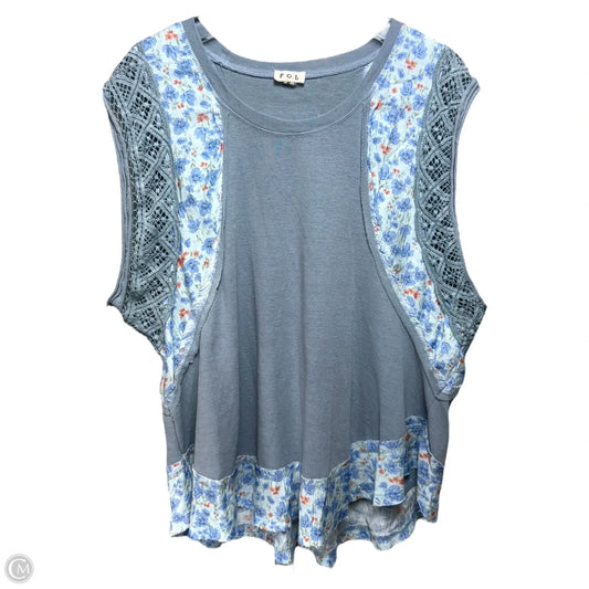 Top Sleeveless By Pol In Multi-colored, Size: S