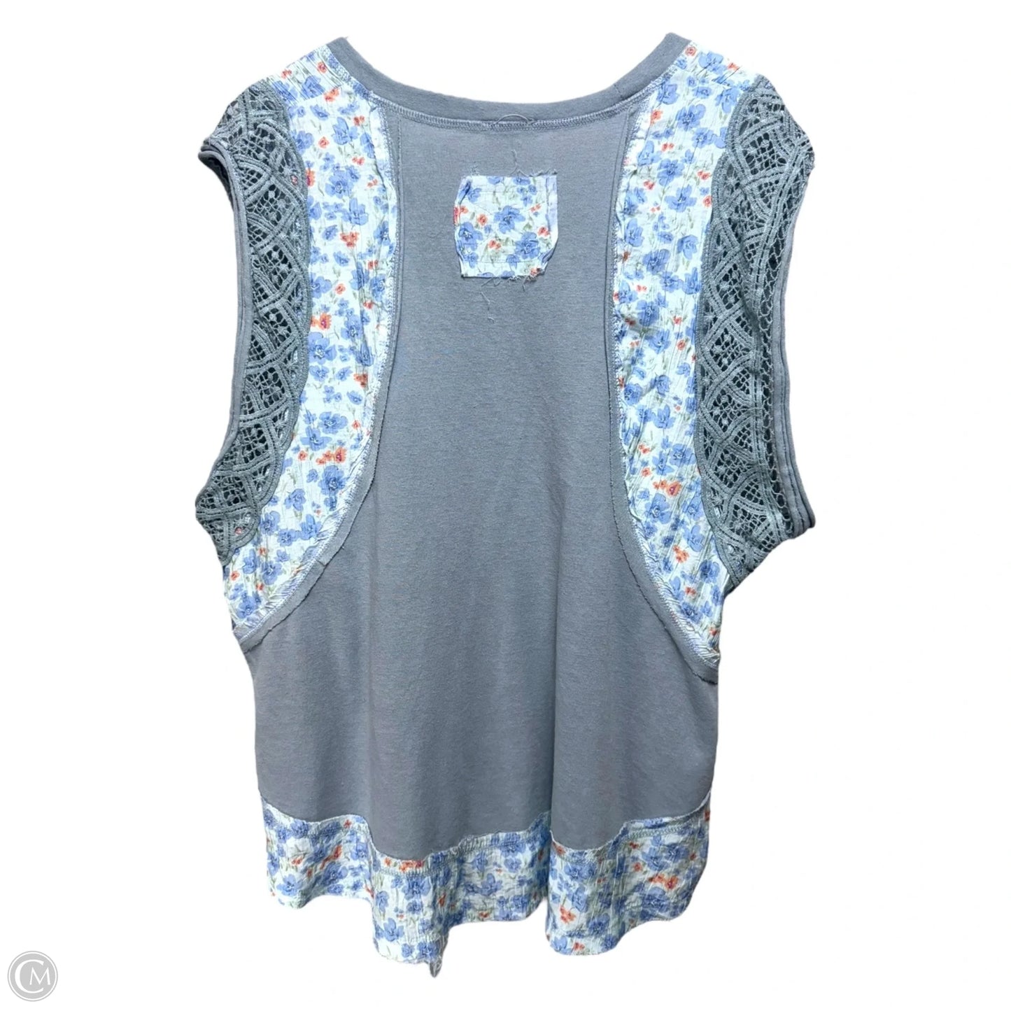 Top Sleeveless By Pol In Multi-colored, Size: S