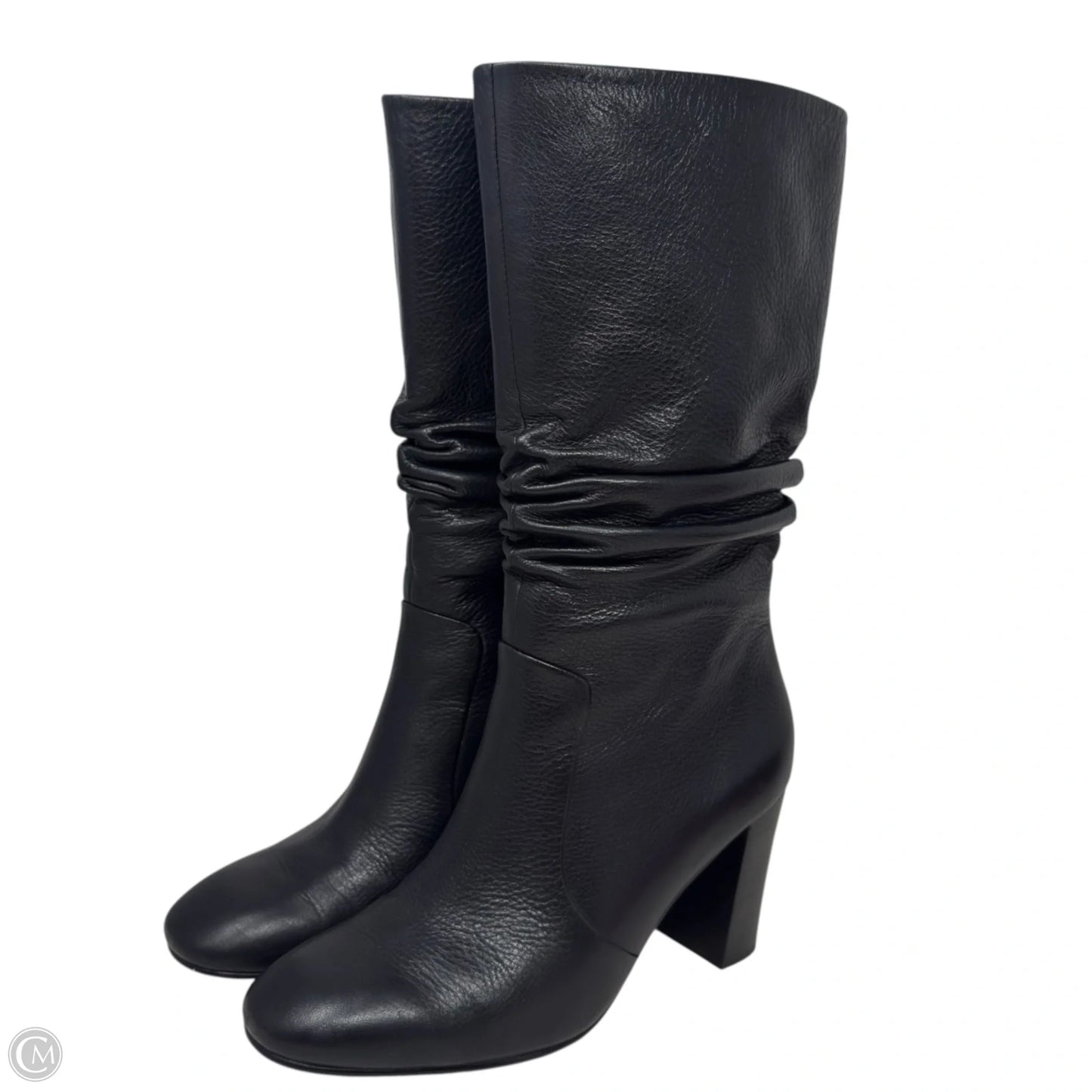 Charlotte Slouch Boots By Johnston & Murphy In Black, Size: 8