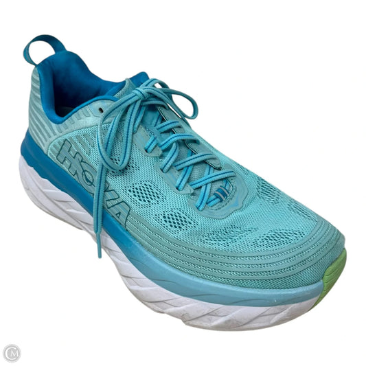 Bondi 6 Shoes Athletic By Hoka In Blue, Size: 10