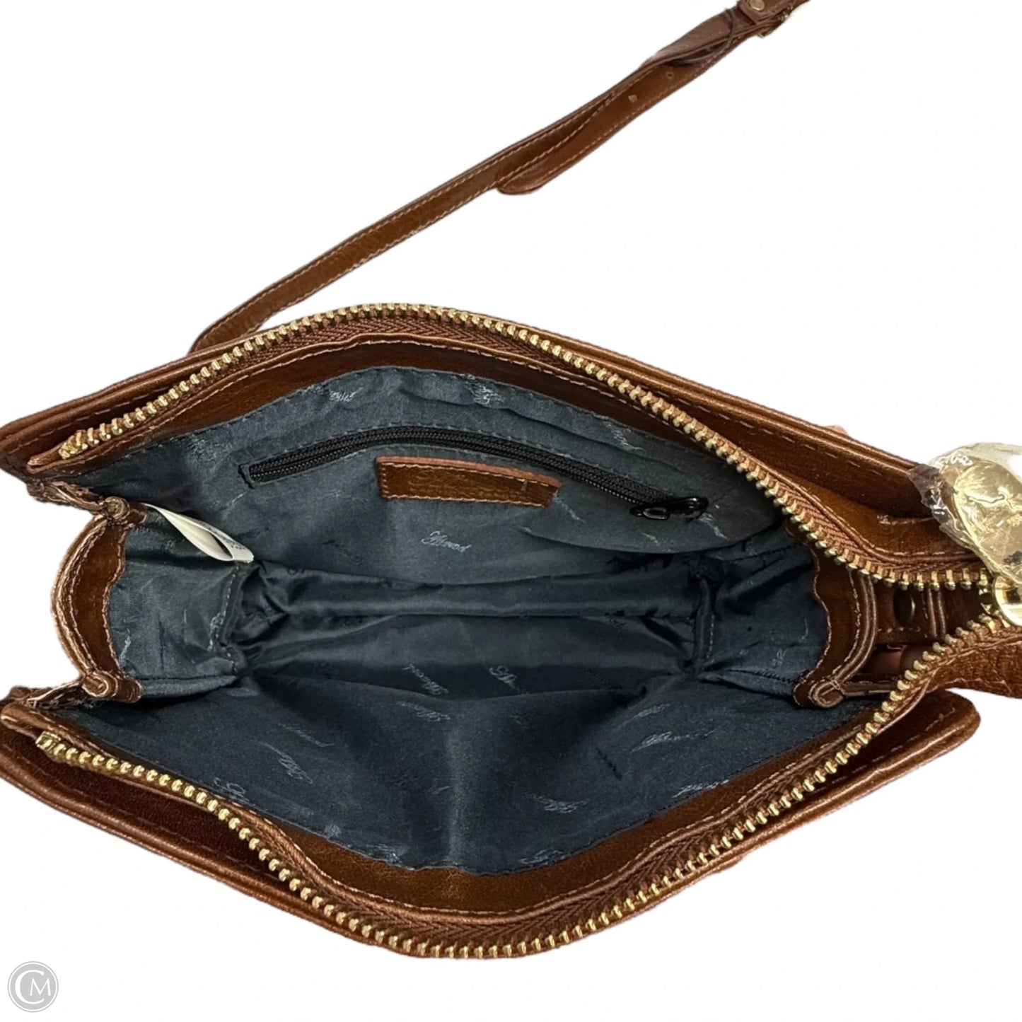 21035 Leather Crossbody By Ashwood, Size: Medium
