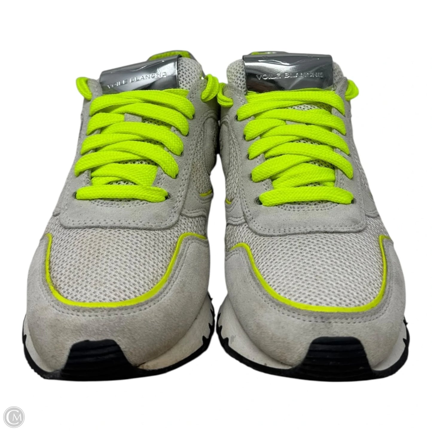 White Sail Sneakers By Voile Blanche In Cream & Yellow, Size: 6