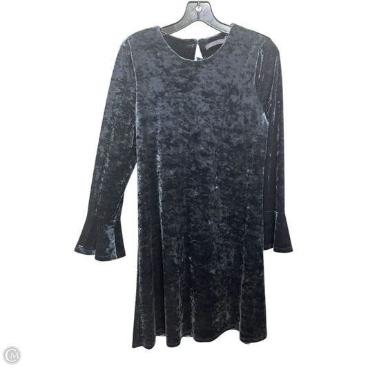 Velvet Dress Casual Midi By Marks & Spencer In Blue, Size: 6