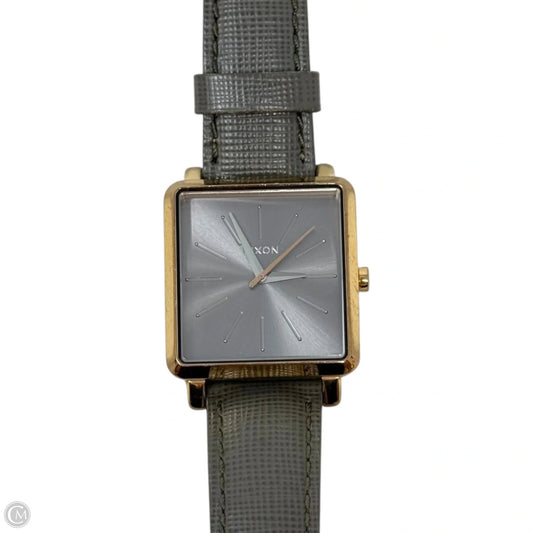 K Squared Watch By Nixon In Rose Gold Taupe