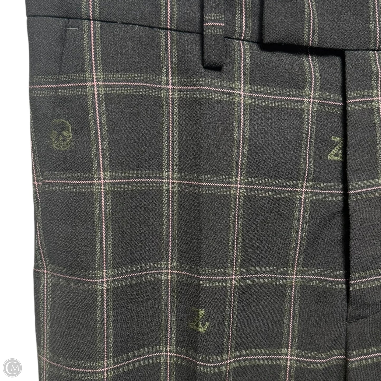 Peter Trousers By Zadig And Voltaire In Skull & Plaid Pattern, Size: S