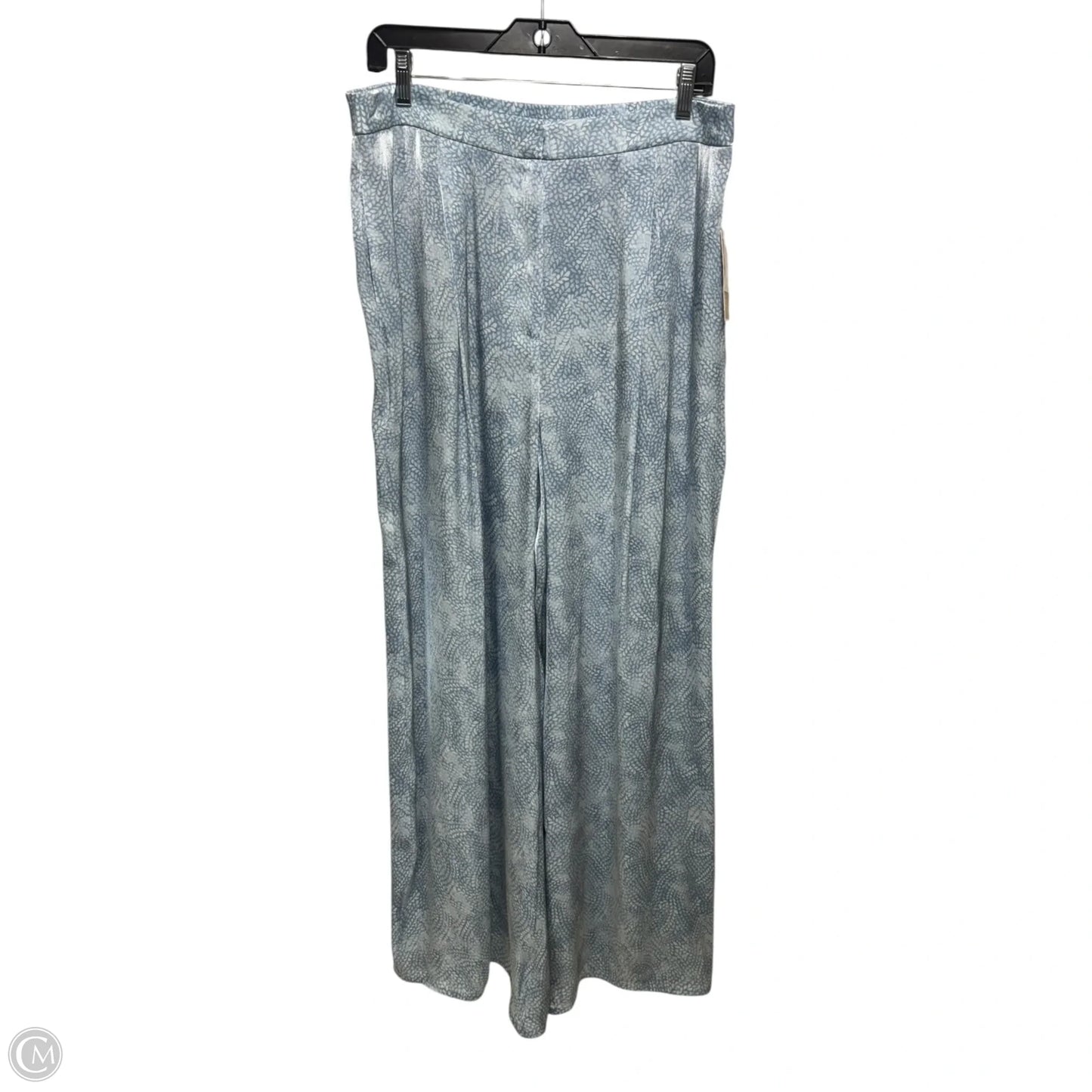 Petal Wide Leg Pants By Michael By Michael Kors In Blue, Size: L