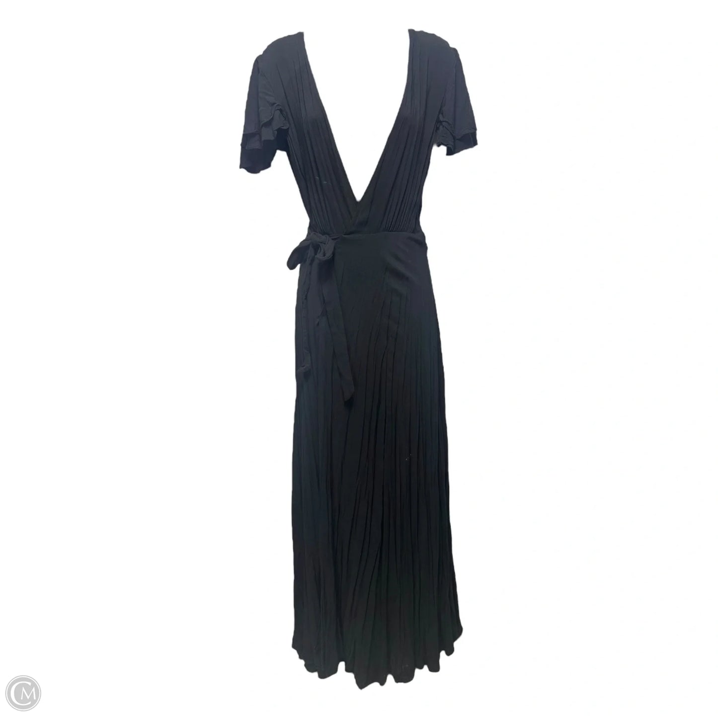 Lorenzo Wrap Maxi Dress By The Jet Set Diaries In Black, Size: M