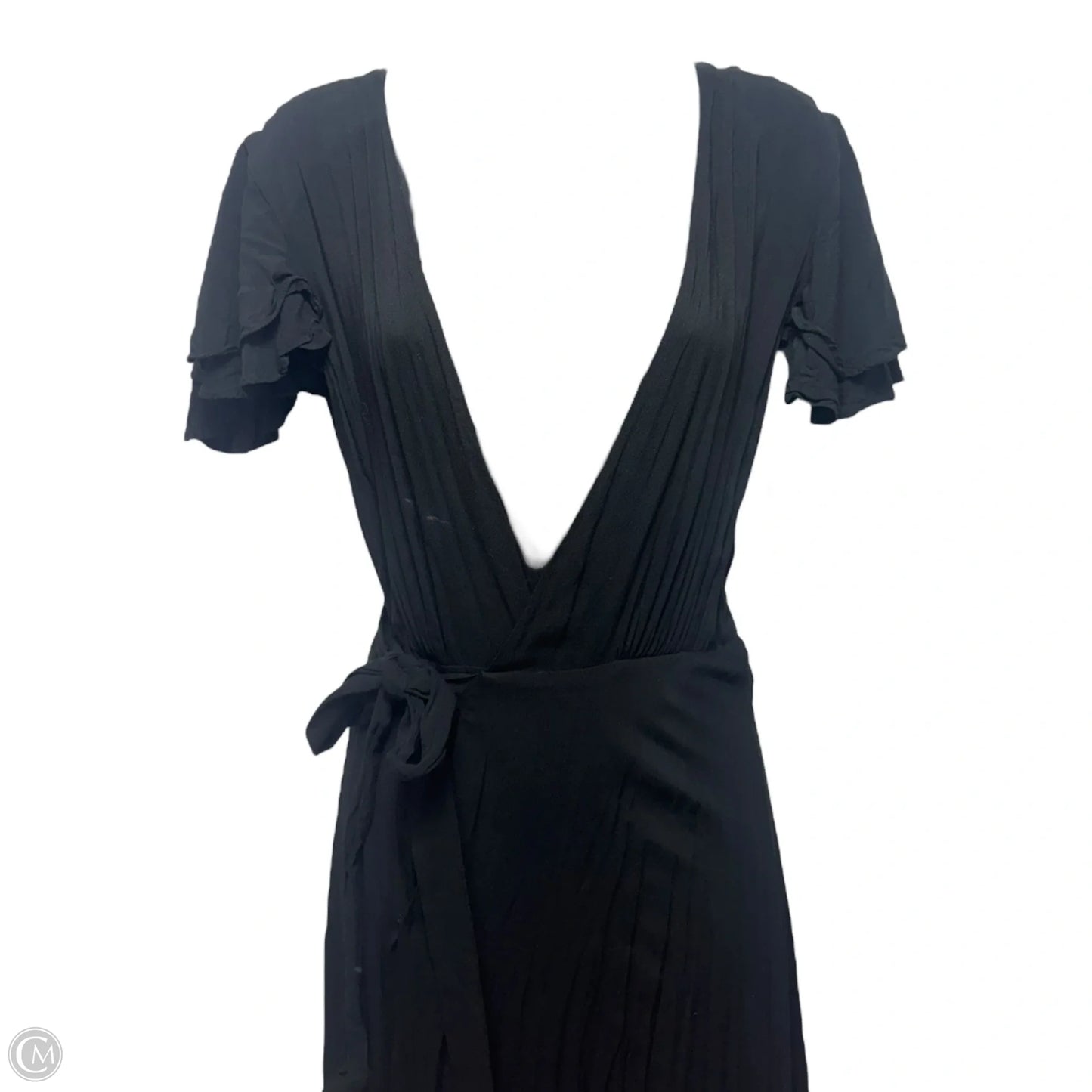 Lorenzo Wrap Maxi Dress By The Jet Set Diaries In Black, Size: M