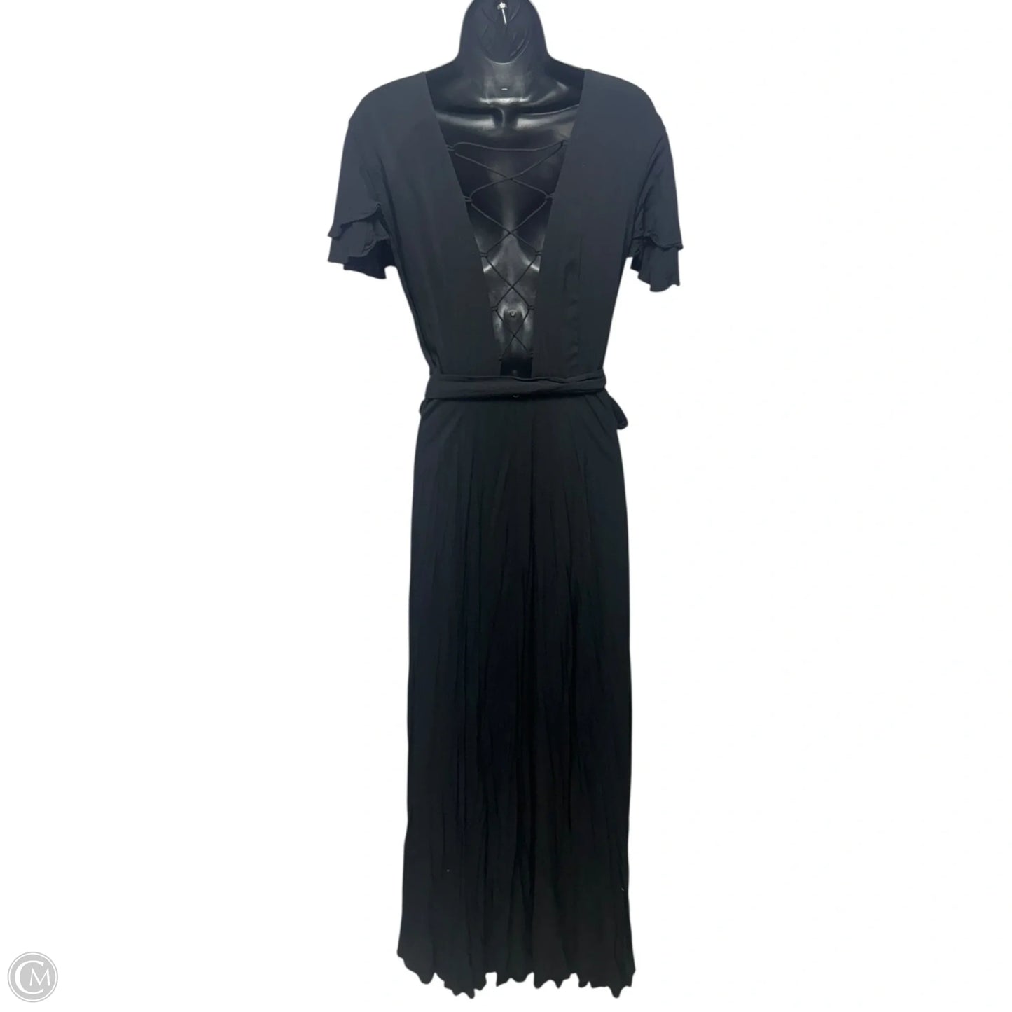 Lorenzo Wrap Maxi Dress By The Jet Set Diaries In Black, Size: M