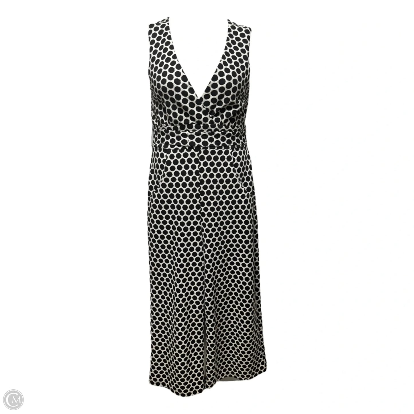 Masha Abstract Knit Jumpsuit By Eva Franco In Polkadot Pattern, Size: M
