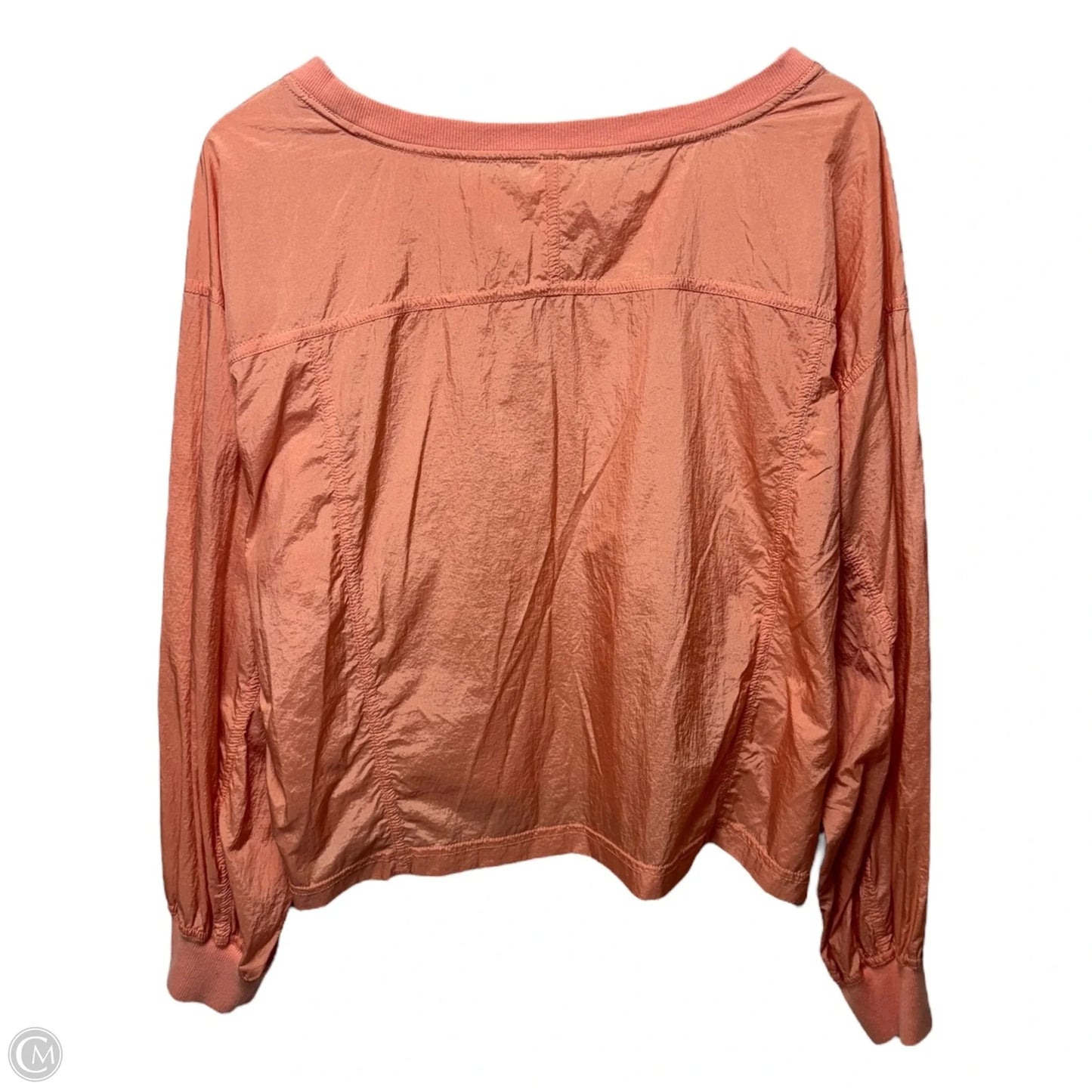 Athletic Top Long Sleeve Crewneck By Daily Practice By Anthropologie In Peach, Size: M
