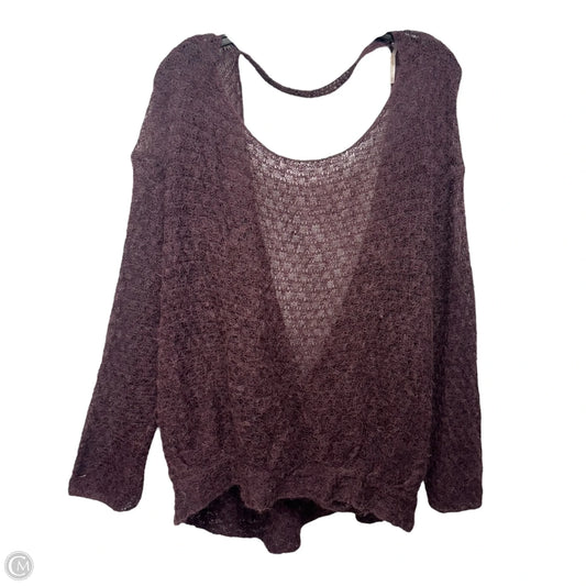 Sweater By Free People In Maroon, Size: M
