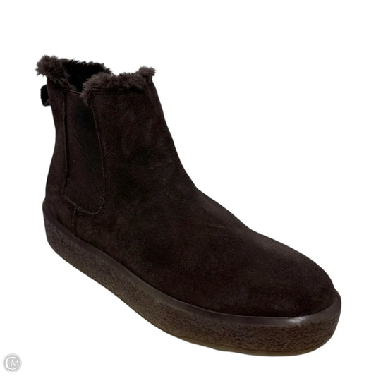 The Toasty Chelsea Boots By Madewell In Dark Coffee, Size: 7