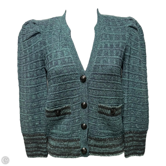 Sweater Cardigan By L Agence In Blue & Green, Size: Xxs
