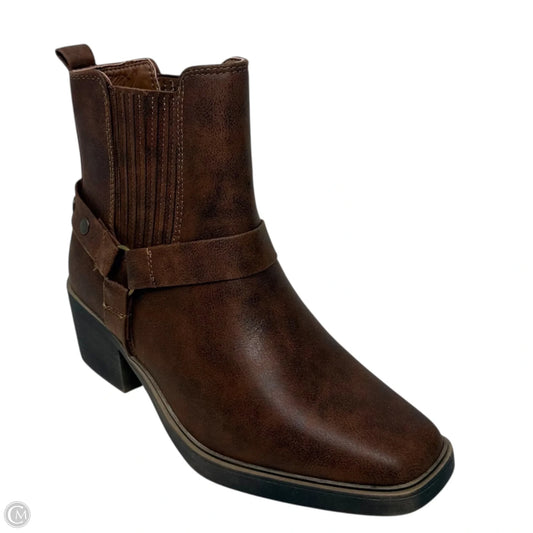 Baits Harness Booties By True Craft In Cognac Tonal, Size: 7.5