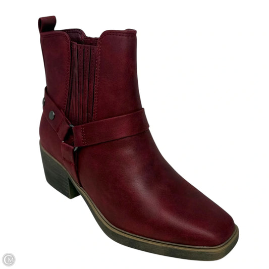 Baits Harness Booties By True Craft In Red Distressed, Size: 7.5