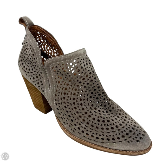 Rosalee Booties By Jeffery Campbell X Anthropologie In Taupe Suede, Size: 11