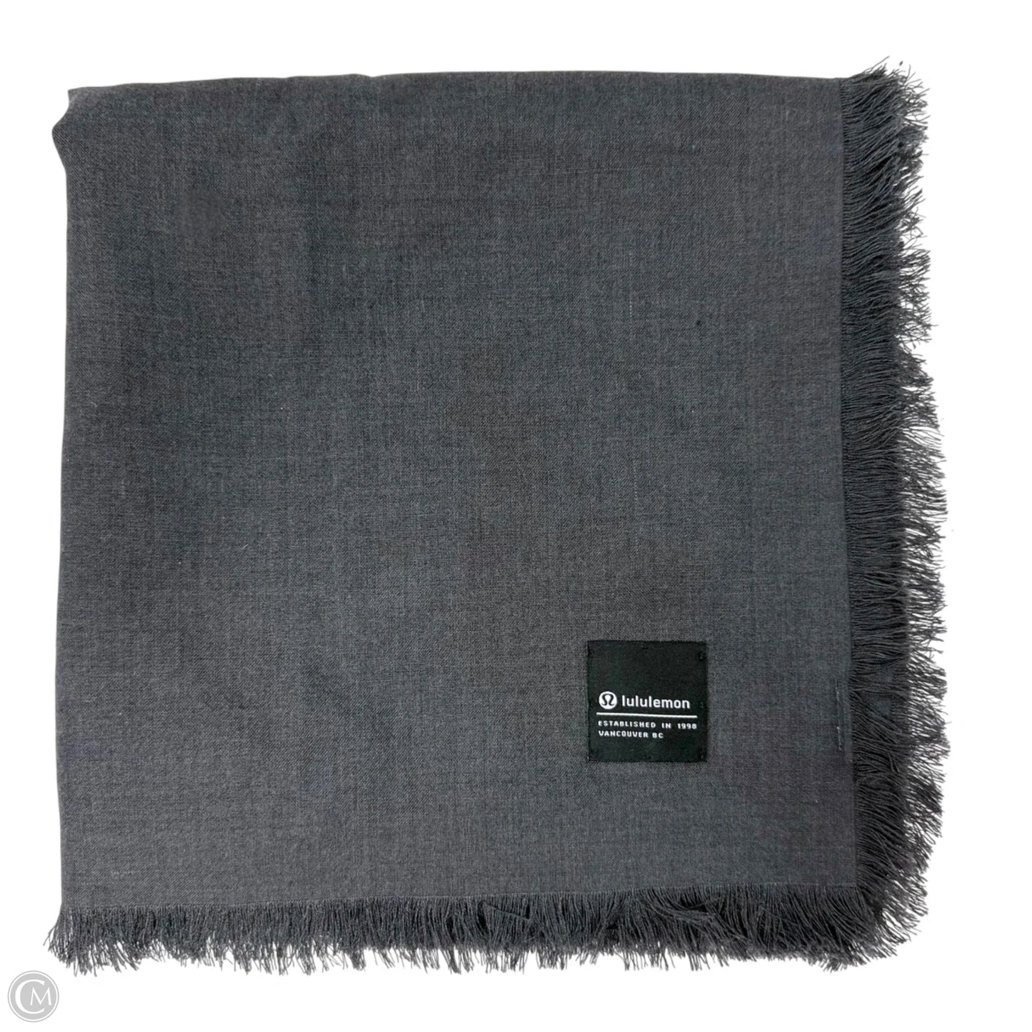 Wool-Blend Square Scarf In
Graphite Grey By Lululemon