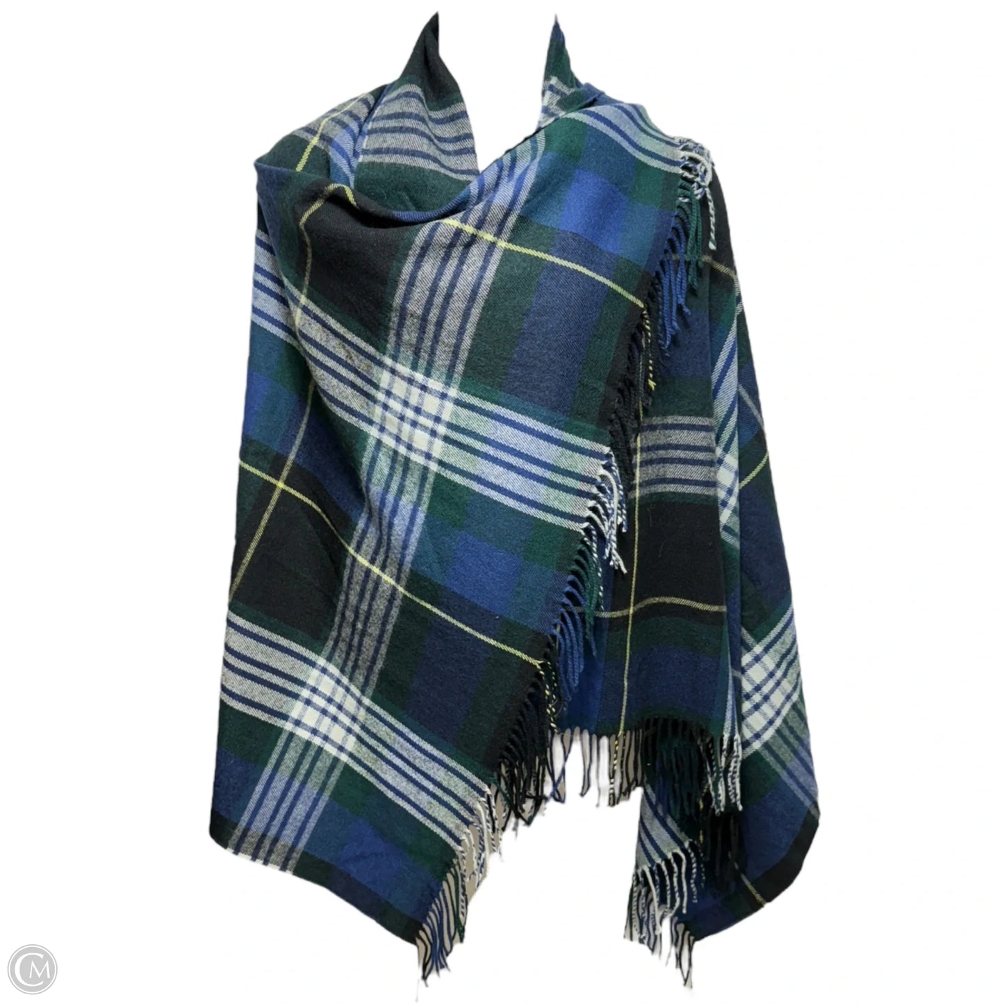 Large Scarf By J. Crew In Plaid Pattern