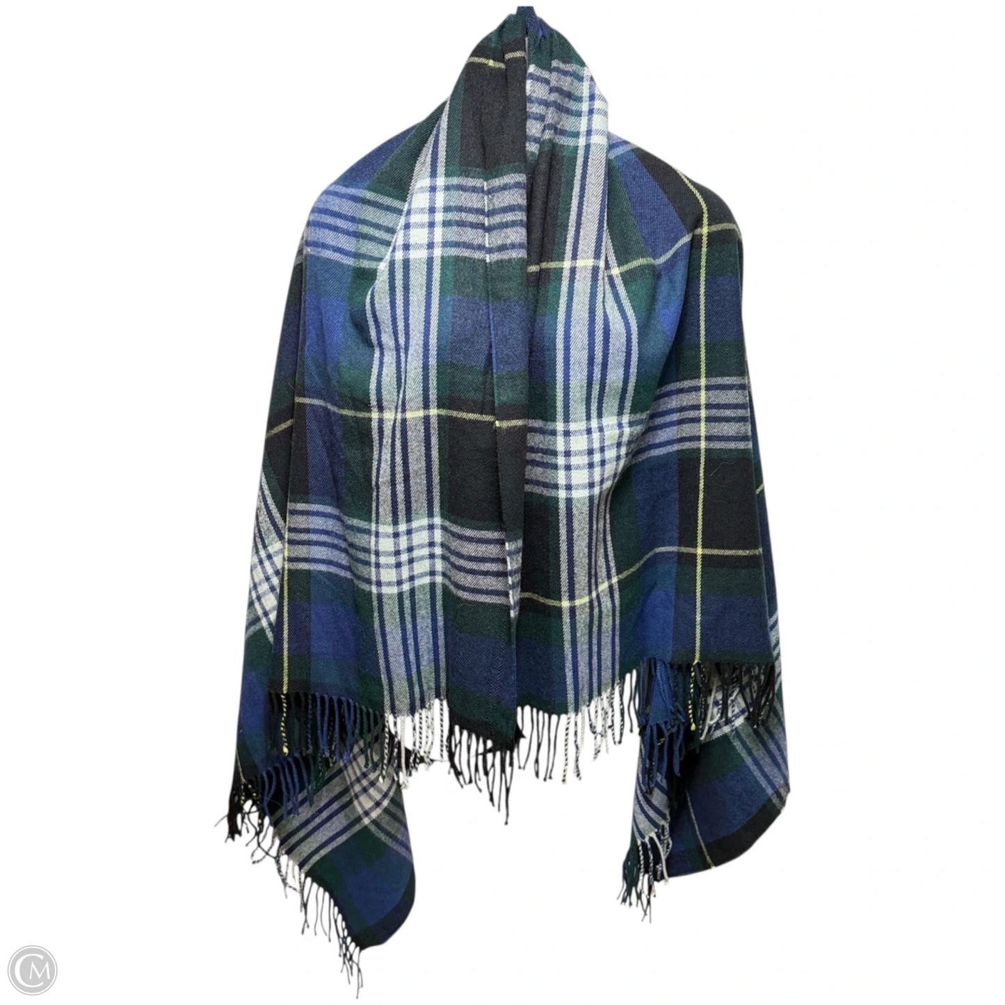 Large Scarf By J. Crew In Plaid Pattern