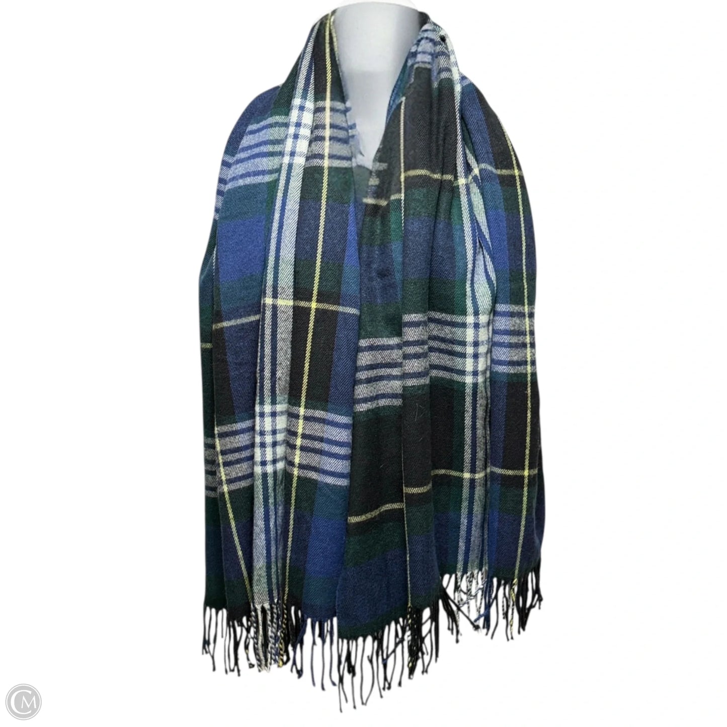 Large Scarf By J. Crew In Plaid Pattern
